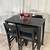 Black BAR Height Pub Table & 4 Chairs 💰PRICE DROP 🔻 18 thumbnail