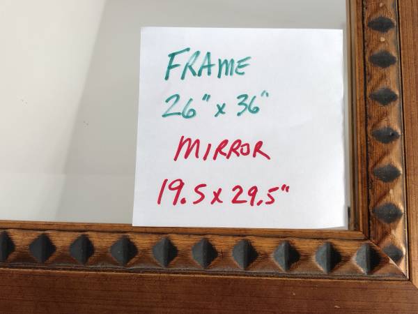 Buy both mirrors for $40 or choose a single mirror for $25 Mirror # 1 1