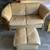 Leather Loveseat + ottoman -Ekornes 1 thumbnail