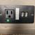 Gray 2 Tier Wood Night Stand w/ USB Ports &  Electric Plug 9 thumbnail