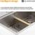 Sink Zero Radius Drop-in 18G 33 in. 2-Hole 50/50 Doubl Kitchen Sink 8 thumbnail