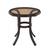 Hampton Bay Riverbrook Brown Round Glass Steel Outdoor Side Table 1 thumbnail