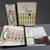 Vintage National's Hosiery Nylons, 7 Pair knee highs, sandal foot 1 thumbnail