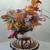 Victorian Style Ceramic Pitcher & Basin with Fall Floral Arrangement 3 thumbnail
