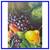 Mid 20th Century Still Life Fruit Basket Framed Painting 5 thumbnail