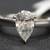 14K White Gold Lab Grown Diamond Pear-Cut Ring (2.04 CTW) (Size 7) 1 thumbnail
