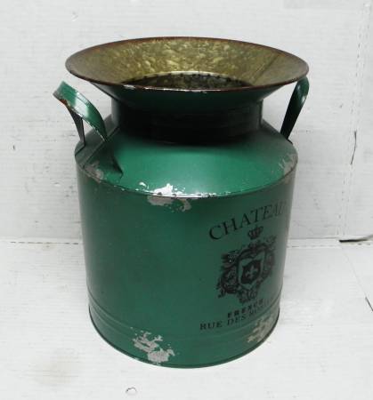 Decorated Green Can for Display 1