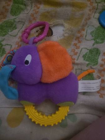 Spark Create Imagine Soft Touch Elephant Rattle. 1