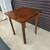 Vintage  / Antique Square Primitive Work Table. 3 thumbnail