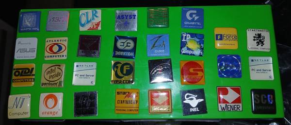 Vintage & Retro PC Case Badges 1