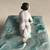 Vintage German Porcelain Women Figural Tray Box, c.1960’s 5 thumbnail