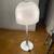 MCM vintage Tulip floor lamp with Plastic shade made in Italy 1 thumbnail