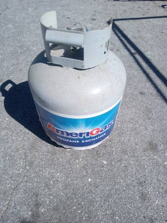 Today only  full barbecue tank $35 firm 1