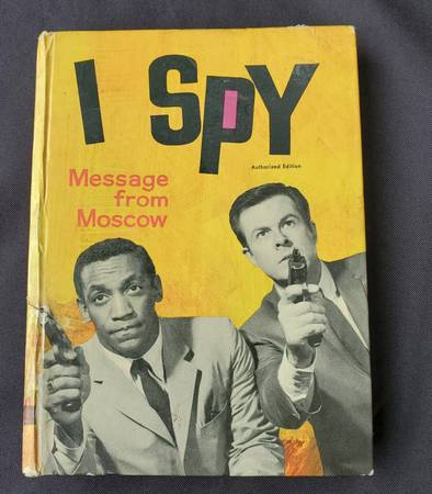 1966 Book I Spy: Message from Moscow Hardcover 1