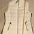 NWT! DKNY Jeans Puffer Vest White w Logo on Sides in Black Womans S/M 6 thumbnail