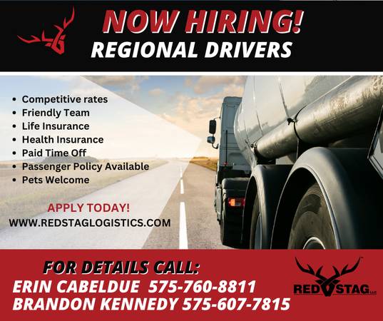 Regional Driver - Portales, NM 1