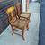 Matching Pair of Antique Tiger Maple Chairs with Cane Seats. 4 thumbnail