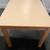 Vintage wood kids school table used as coffee table 3 thumbnail
