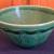 Vintage 1940’s-1950’s Green Ware Ceramic Mixing Bowl 2 thumbnail