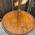 50's table/lamp Mid century wood/brass 2 thumbnail