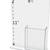 Clear Acrylic Holder Pocket Brochure Pamphlet Holder Pocket Display 2 thumbnail