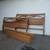 Vintage Pine Sleigh Bed Queen Farm style 17 thumbnail