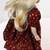 Vintage Bisque Pauline Holiday Doll Holding Stocking w/Bear 4 thumbnail