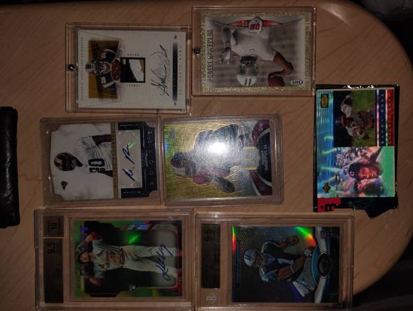 Graded Autographed Cardinals and Rams Rookie Cards 1