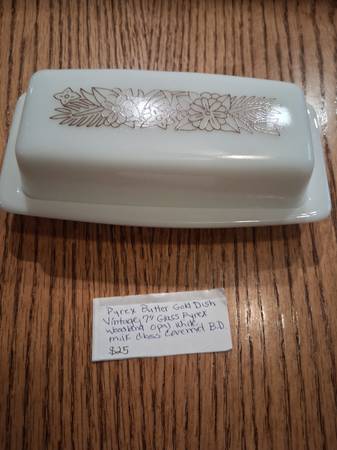 Vintage butter dish 1