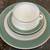PYREX Green Gold Rim dinnerware set of 31 4 thumbnail