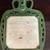 Vintage FM Japan Green Cast Iron & Tile Trivet w/Magnet Fruit Scene Used 4 thumbnail