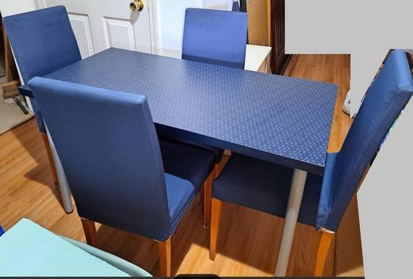 Table and 4 chairs 1