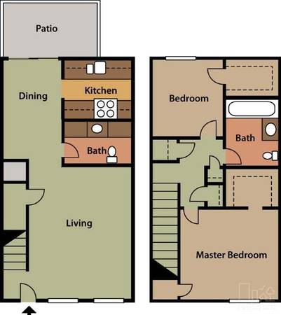 $1,674 / 2br - 1040ft2 - ¡UN MES GRATIS! ¡¡¡¡2 X 1.5 CASAS ADOSADAS!!!! (FRESNO)63872987928193122