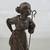Vintage Art Deco Woman Geese Shepherd Metal Sculpture 11" Tall 2 thumbnail