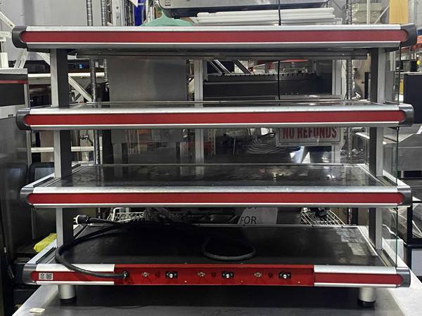 HATCO GR2SDH-48T GLO-RAY 48" TRIPLE SHELF HEATED MERCHANDISER 1