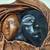 Mascaras Domingo Leather Sculpture Rare Art Work. 2 thumbnail