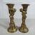 Cherubs Boy & Girl Solid Brass Candlestick Holders 7 3/8" Tall 7 thumbnail