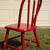 Bentwood Red Childs Small Wooden Chair, Childrens Farmhouse Wood Chair 7 thumbnail