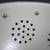 Backyard Garden Themed Large White Enamel Steel Colander-6 3/8" Tall 9 thumbnail