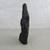 Vintage 1962 COCO JOE Hawaiin Pacific Islander Warrior Lava Statue 11" 8 thumbnail