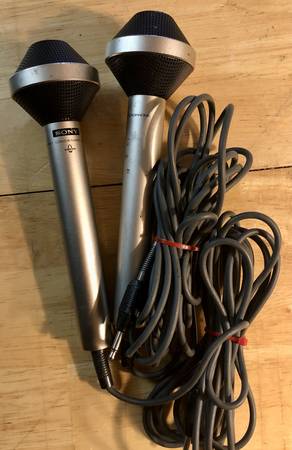 Sony Electeret Condenser Cardiod Microphones 1