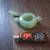 Vintage Handmade miniature jade teapot 1 thumbnail