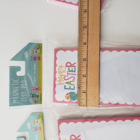 New (set of 15) Happy Easter Magnetic List Pad 80 Pages - $15 (Santa Clara)63471231533057123