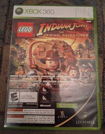 MINT FACTORY SEALED Xbox 360 LEGO Indiana Jones & Kung Fu Panda 1