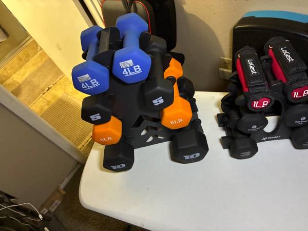 Assorted Weights Pairs with Racks 1