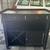 Solid Wood Pottery Barn Black Bar Cabinet w/Wine Storage & Mirror 3 thumbnail
