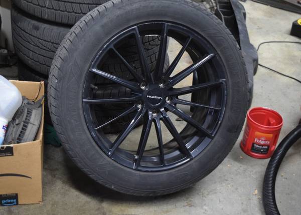 Five Vision Axis 20" Wheels & Goodyear Tires 1