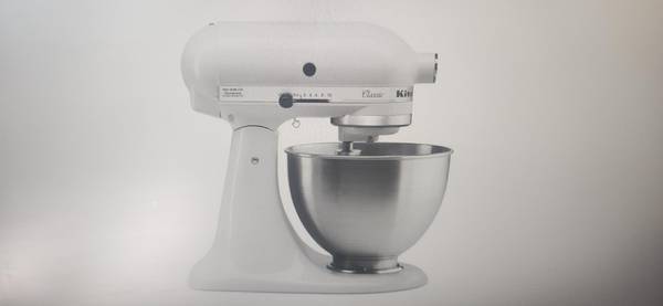 Kitchen Aid Classic Mixer White 1