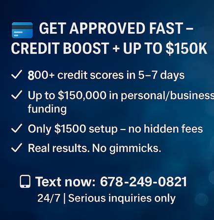 🔵🚀QUICK 7 DAY CREDIT BOOST FANTASTIC RESULTS 💯 GUARANTEED 1