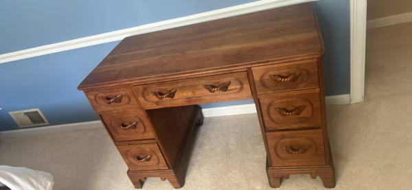 Solid walnut desk 1